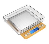 Criacr Balances Fines 0.01g, 500g / 0.01g Balances Numériques, Balances de Poche, Balances à Pièces, Balances de Cuisine avec Fonction de Tare, Comptage, Conversion 6 Unités, Arrêt Automatique