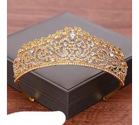Criara Crown, Princess Tiaras For Girls, Bridal Tiara, Princess Birthday Party, mariage Accessoires de cheveux Tiara Bridal Wedding Gold/Silver Color Crowns et Tiaras Pearl Heashipied Diadem Crown-L