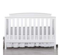 Crib Dust Ruffle - De Lit Pour Bébé, Mini De Pour, Petite Pour, De À Volants Avec Pompons, Jupes De Pour Tout-petits En Microfibre Pour B