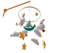 Crib Mobile Felt Duck Soothing NurseryCrib Play Mobile For Sleeping Is Desi | Bassinet Crib Mobile Sensory Toys for Car Stroller Bedroom Home Daycare Playroom Crib Play Mobile for SleepinBirthday Holiday