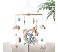 Crib Mobile, Hangable Stroller Crib Toy, Rotatable Soothing Bed Bell, Sturdy Baby Nursery Hanging Decoration, Ideal for New Parents and Childcare Provider Gift Set 17.72x9.06 inches
