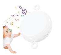 Crib Mobile Motor, Kid Music Box Spinner, 5.12x3.54x1.3 Inches Lullaby Player with 24 Piano Songs and Volume Control, Rotating Nursery Mobile Attachment for Kids Sleep Use