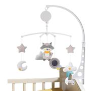 Crib Mobile - Nursery Decor Crib Hanger with Music | Bassinets Soother Toy Animals Wind Chime | with Photo Pendant, Cute Design, Soothing Music Box for Nursery