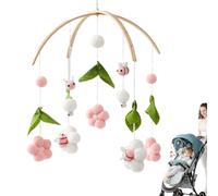 Crib mobile pour Bassinet | Sleep Sleep Aoth Bed Bell - Bee and Flower Mobile pour berceau, noux de nurserie, jouets de berceau mignon pour les filles