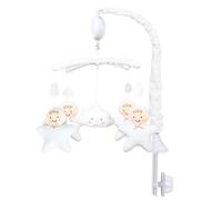 Crib musical pour Mobile, Nursery Mobile pour Cradle - Clip de bras suspendu mobile pour animaux enroulé en peluche rotatifs | Jouet mobile à contraste élevé, décoration scolaire