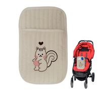 Crib Organizer - Multifunctional Crib Organizer | Cotton Bedside Storage Bag | Cotton Stroller Pouch | Hangable Cribs Side Pocket for Bassinet Stroller Diapers Bibs Bottles Pacifiers