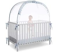 Crib Pop Up Tente Sécurité Tente de sécurité Baby Safety Couvre Tente de Berceau de moustiquaire(72*130*140)