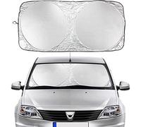 CRIBBU pour Dacia Sandero Stepway R4 Xplore Streetway Voiture Pare-Brise Pare-Soleil Pliable Pare-Brise Pare-Soleil Aveugle Pare-Soleil Protecteur Couverture FenêTres CrèMe Solaire Anti-UV