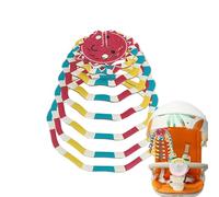 Cribe jouet pendante, pending baby toys,Pendentif de chevet de hochet sensoriel en bois | Cognitive Sensory Sigding Roucle, décorations de baby-berceau pour la chambre des ou la maternelle