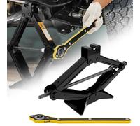 Cric 2,5 T/2500 kg - Peut être utilisé de -30 °C à 80 °C - Ultra temps - Sécurité - Cric ciseaux universel stable - Double cylindre - 30 secondes - Cric portable - Kit d'urgence pour voiture, SUV