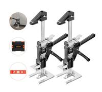 VEVOR Cric à Bras Lève Meuble Porte 2PCs Capacité 200 kg Levage jusqu’à 16,5 cm