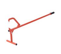 Cric à Bûches en Acier Robuste avec Crochet Réglable pour Une Manipulation et Une Coupe Polyvalentes de Bûches, Long Lève- pour Bûcherons, Lève- avec Poignée Confortable