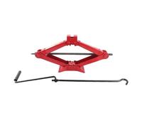Cric à Ciseaux pour Voiture |Base Extra Large pour Levage sûr |Outil de Changement de Pneu d'urgence pour SUV/camions/berlines |3 Options de Charge 0,5T / 1T / 2T Fer Rouge (2T)