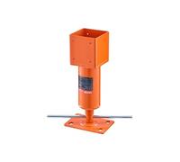 VEVOR Cric à Vis pour Poteau 101,6x101,6 mm, Support de Levage à Poutre Réglable, Plage Hauteur 33,53-47,5 cm, Capacité de Charge 11203,73 kg, Vérin Poteau pour Nivellement Temporaire Plancher Maison