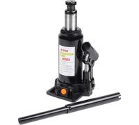 Cric bouteille hydraulique 6T Vérin de levage avec Fonction descente lente, 197-382 mm