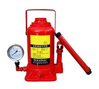 Cric bouteille hydraulique de levage Ram 20T - Manomètre pour voiture, camionnette, bateau, camion, caravane - Cric hydraulique, 5/20 tonnes - Lève-véhicule robuste