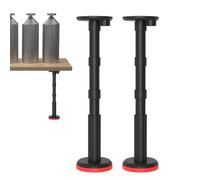 Cric de levage d'armoire | 2 barres de support réglables | Barre de levage pour lavabo et support de montage pour installation d'armoire de salle de bain