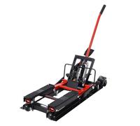 Cric de Levage hydraulique, capacité de 1500 LBS, cric de Levage à Ciseaux, avec 4 Roues, Plate-Forme antidérapante, Support de Levage à Commande au Pied, pour Moto, ATV, UTV