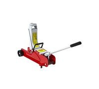 Cric de levage hydraulique - cric de levage réglable 8-38 cm métal rouge noir