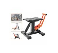 Cric de Moto 200 kg Hauteur de Levage 25,5-46 cm Pont Élévateur Hydraulique avec Selles Antidérapantes Table Élévatrice pour Moto