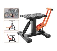 VEVOR Cric de Moto 200 kg Hauteur de Levage 25,5-46 cm Pont Élévateur Hydraulique avec Selles Antidérapantes Table Élévatrice pour Moto Levage Rapide pour Entretien Réparation Quad ATV Atelier Garage