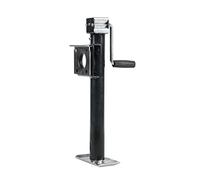 Cric de remorque, 2000 lbs de 15 pouces du vent de vent arrière-plan de remorque pivotante de montage pivotant stands supports jambes coin coin de caravane accessoires de caravane pour bateau de campi