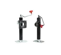 Cric de Remorque, Remorque 2000LBS X10Inch Top Swivel Pivot Soudure Jack Camper Rv Pièces CARAVAN Accessoires Stands SUPPORTS Jambes Coin stable(TJB-2001-B)