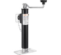 Cric de remorque VEVOR, capacité de charge dynamique de 907kg, à souder, béquille d'orientation avec montage sur tube, béquille de dépose de 283-533mm pour remorque