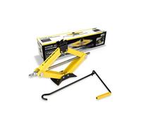 Dunlop Cric de voiture losange 1,5 t Acier Jaune H10 x 6 x 42 cm