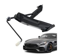 Cric de Voiture - Outil de Levage Type Z pour Le Remplacement des pneus | Cric à manivelle Compact, Construction, Base Stable, Design Compact, Cadre en Acier, mécanisme réglable en Hauteur, po
