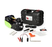 Cric électrique hydraulique 5 tonnes , 12 V, cric hydraulique, 155 mm à 450 mm, accessoires d'éclairage LED, élévateur de voiture