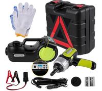 Cric Électrique Hydraulique VEVOR 12 V - Charge 5 T, Compresseur et Clé à Chocs