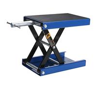 Cric élévateur à ciseaux robuste pour moto, capacité de 500 kg, large support de levage plat pour réparation de garage de vélo et VTT