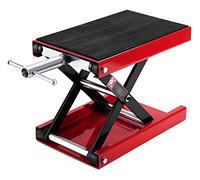 Cric élévateur à ciseaux robuste pour moto, capacité de 500 kg, large support de levage plat pour réparation de garage de vélo et VTT
