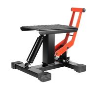 Cric élévateur de moto - 400 kg - Hauteur réglable - En acier - Pour moto, quad - Rouge