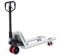 Cric élévateur hydraulique manuel robuste avec roues en polyuréthane 2T 2,5T 3T capacité pour entrepôt usine quai de chargement (2T 122 x 68,5 cm)