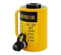 Cric hydraulique 20T - Cylindre creux - Cylindre hydraulique à piston creux - Cylindre de levage - Pour bâtiments et ponts