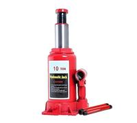 Cric hydraulique à Bouteille, Cric Bouteille Soudé avec Longue Poignée en 3 Sections, Compact Vis réglable Construction pour Voiture Camion réparation Automobile (10T)