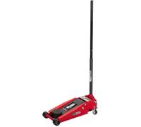 Cric hydraulique acier 3t, cric rouleur hauteur min 120 et max 460, KS Tools , 161.0366
