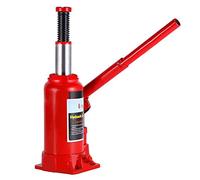 Cric Hydraulique Bouteille 6T, Vérin Cric Hydraulique Bouteille Professionnel pour Voiture fourgonnette Bateau Camion Caravane 18-34cm