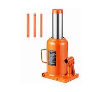 VEVOR Cric bouteille hydraulique 50 t, soudé, poignée 3 sections, gamme de levage 280–440 mm