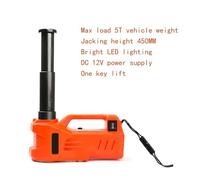 Cric Hydraulique Cric hydraulique for voiture, 12 V, 3 T/5 T, 155-450 mm, 135-360, puissance nominale 150 W, courant maximal 13 A, outils de levage hydrauliques électriques(3T Orange 135-360MM)