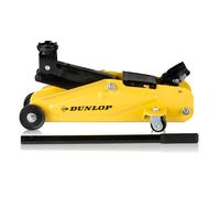 Dunlop - Cric hydraulique voiture - 2 tonnes - 135-305 mm - Compact à roulettes