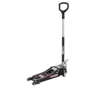 Cric hydraulique extra-bas acier ULTIMATE 2T avec double-roues avant - KS TOOLS - 161.0372