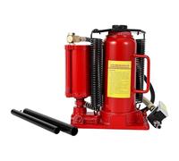 Cric hydraulique pneumatique à bouteille haute résistance de 20 tonnes. Pompe entièrement soudée, opération manuelle, plage de levage de 26 à 51 cm, pompe en alliage d'aluminium