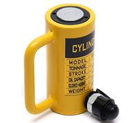 Cric hydraulique portable 5/10/50/100T à réarmement automatique pour diverses industries : production d'énergie électrique, exploitation minière, transport ferroviaire et sauvetage (pompes non inclu