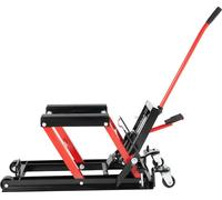 Cric hydraulique pour moto, capacité de charge élevée, amplitude de levage réglable, ROUGE