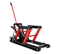 Cric hydraulique pour moto, capacité de levage de 680 kg, plage de levage réglable, rouge