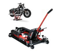 Cric hydraulique pour moto - Charge maximale : 680 kg - Réglable - 115 à 365 mm - Béquille de moto