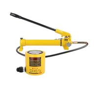 Cric Hydraulique Robuste, Avec Pompe À Main, Adapté À L'installation Et À L'entretien Sur Les Chantiers De Construction, Les Ponts Et L'industrie Sidérurgique(50T jack+CP-700 hand pump)